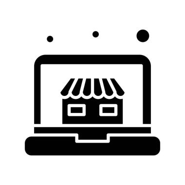  dizüstü bilgisayar simgesi, vektör illüstrasyonu 