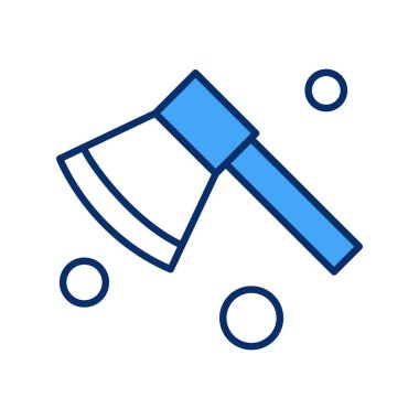 Axe Ico ağı için vektör illüstrasyonu