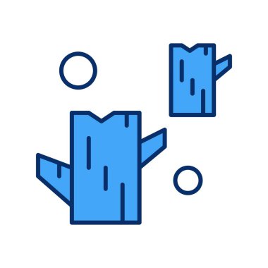 Coral Ico ağı için vektör illüstrasyonuName