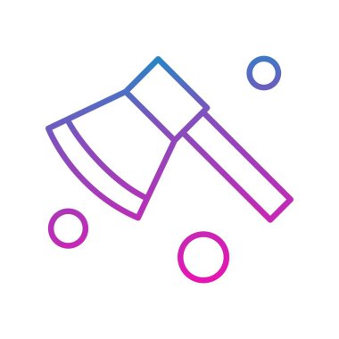 Axe Ico ağı için vektör illüstrasyonu