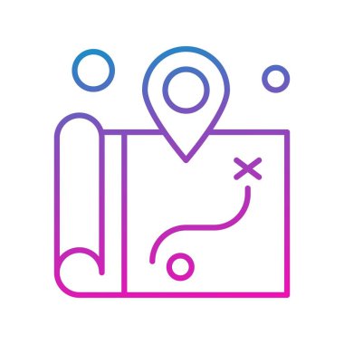 Ico Konumu Ağı için Vektör illüstrasyonu