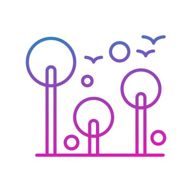 Vektör Ağacı Simgesi illüstrasyonu