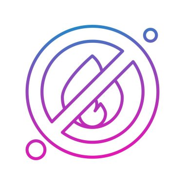  Ateş Ico ağı için vektör illüstrasyonu