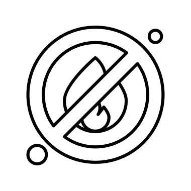  Ateş Ico ağı için vektör illüstrasyonu