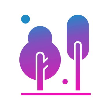 Vektör Ağacı Simgesi illüstrasyonu