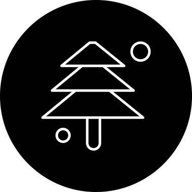 Vektör Ağacı Simgesi illüstrasyonu