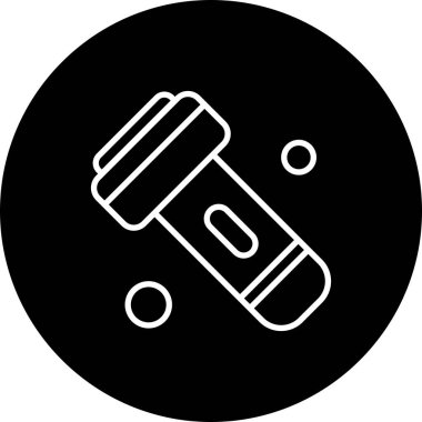 Flashlight Ico ağı için vektör illüstrasyonuName