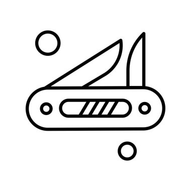 Bıçak ağı için vektör illüstrasyonuName