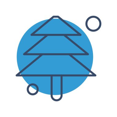 Vektör Ağacı Simgesi illüstrasyonu