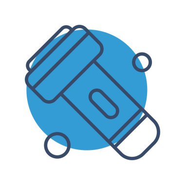 Flashlight Ico ağı için vektör illüstrasyonuName