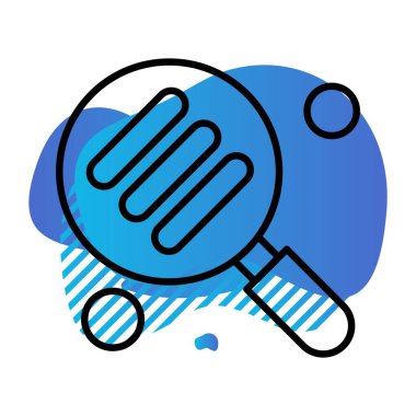  Ico Bul ağı için vektör illüstrasyonu