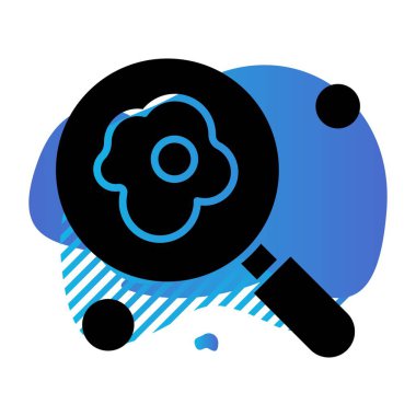 Ico Bul ağı için vektör illüstrasyonu