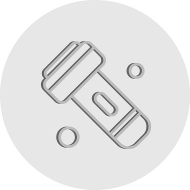 Flashlight Ico ağı için vektör illüstrasyonuName