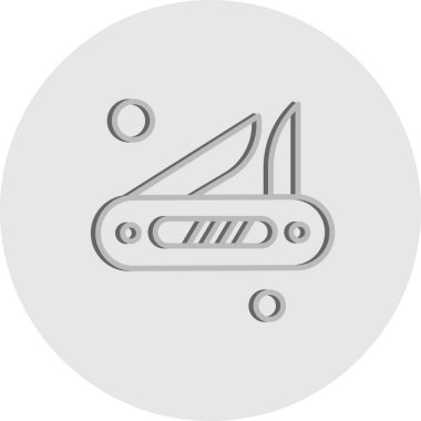 Bıçak ağı için vektör illüstrasyonuName