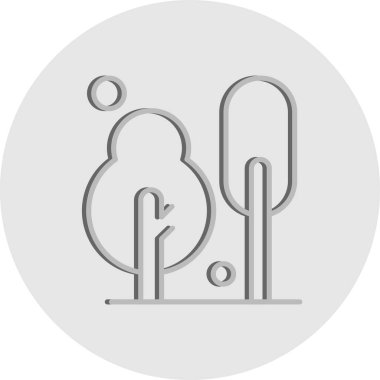 Vektör Ağacı Simgesi illüstrasyonu