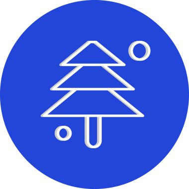 Vektör Ağacı Simgesi illüstrasyonu