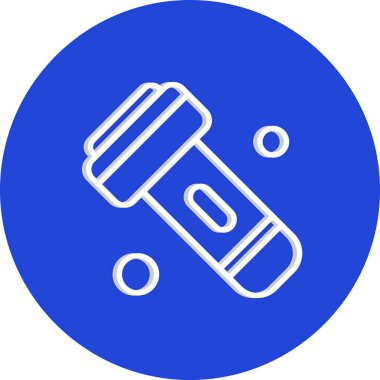 Flashlight Ico ağı için vektör illüstrasyonuName