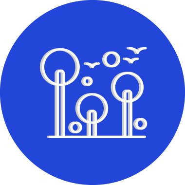 Vektör Ağacı Simgesi illüstrasyonu