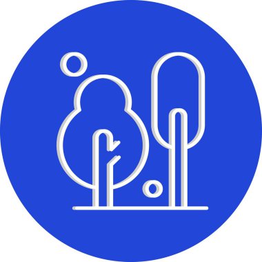 Vektör Ağacı Simgesi illüstrasyonu