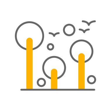 Vektör Ağacı Simgesi illüstrasyonu