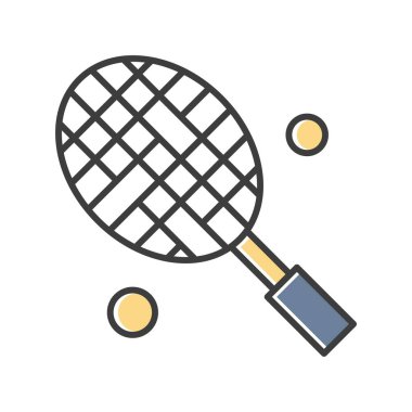 Raket Ico ağı için vektör illüstrasyonu