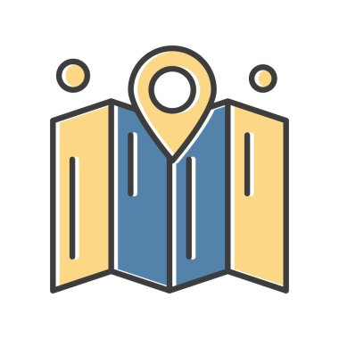 Ico Haritası için vektör illüstrasyonuName