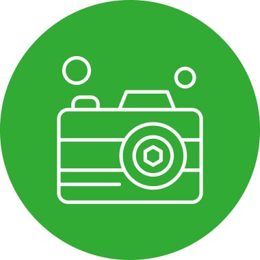 Kamera Ico ağı için vektör illüstrasyonu