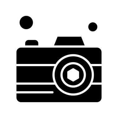 Kamera Ico ağı için vektör illüstrasyonu