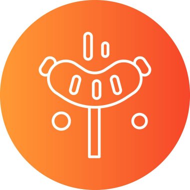 Modern ikon vektör illüstrasyonu, yaz konsepti 