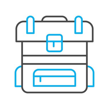 Modern ikon vektör illüstrasyonu, yaz konsepti 