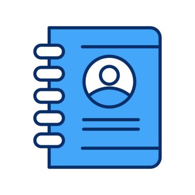 Vektör profili Ico, vektör illüstrasyonu