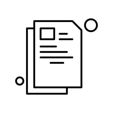 Vektör Belgesi Ico, vektör illüstrasyonu