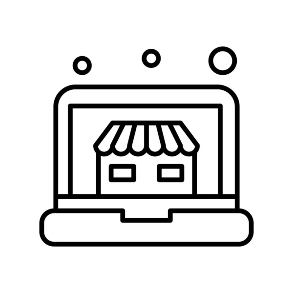 Laptop Symbol Vektorillustration — Stockvektor