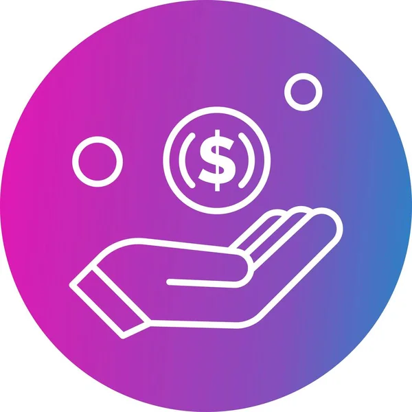 Vector Illustratie Voor Het Web Van Hand Ico — Stockvector