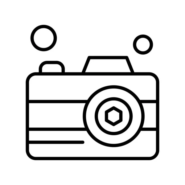 Icono Cámara Vectorial Ilustración Vectorial — Vector de stock