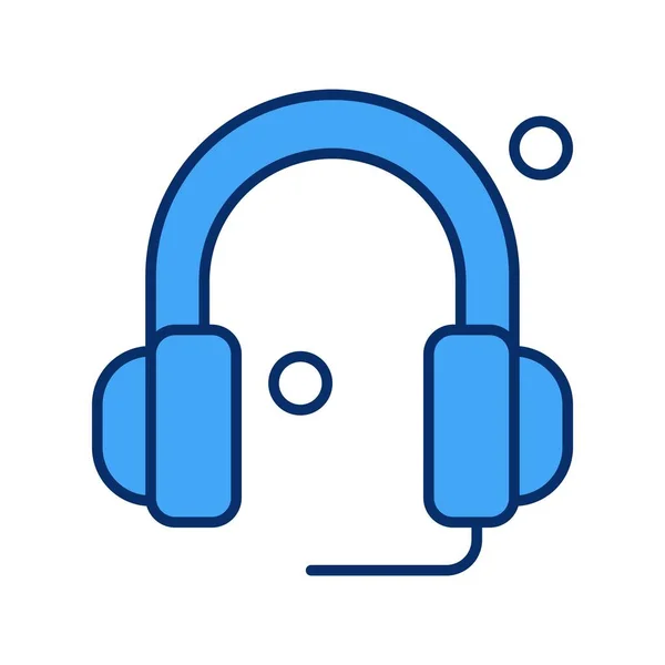 Auriculares Vectoriales Ico Ilustración Vectorial — Archivo Imágenes Vectoriales