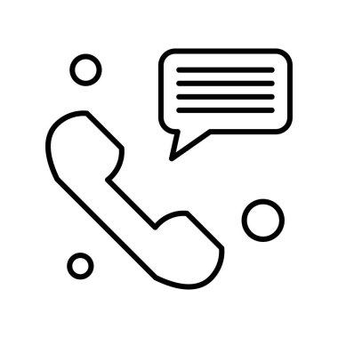 Konuşma balonu vektör çizimi 