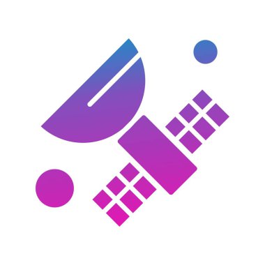  Vektör Uydu Ico, vektör illüstrasyonu