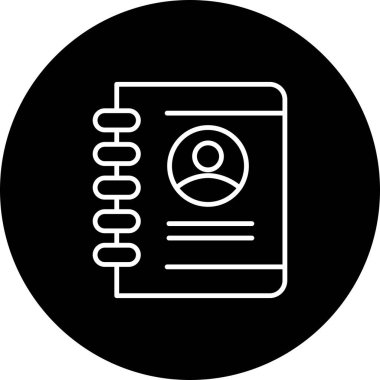 Vektör profili Ico, vektör illüstrasyonu