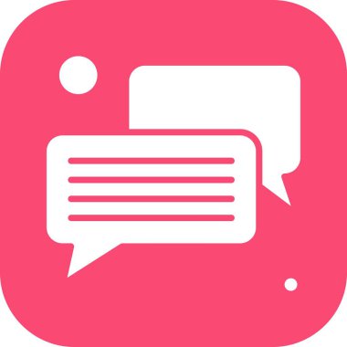 Konuşma balonu vektör çizimi 