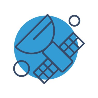 Vektör Uydu Ico, vektör illüstrasyonu