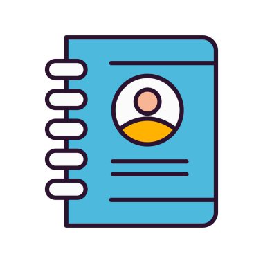 Vektör profili Ico, vektör illüstrasyonu