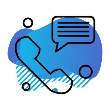 Konuşma balonu vektör çizimi 