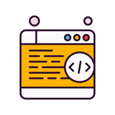 Vektör Tarayıcı Ico, vektör illüstrasyonu