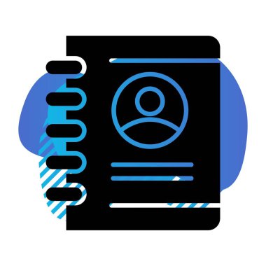 Vektör profili Ico, vektör illüstrasyonu