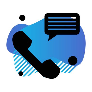 Konuşma balonu vektör çizimi 