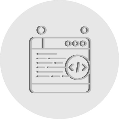 Vektör Tarayıcı simgesi, vektör, illüstrasyon, Ağ kavramı