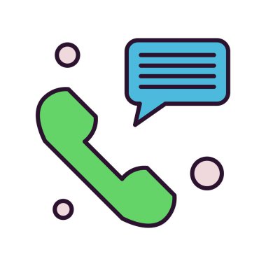 Konuşma balonu vektör çizimi 