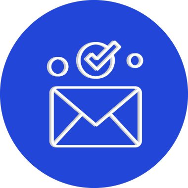  Vektör e- posta ağı Simgesi 