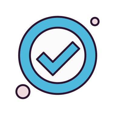 Vektör Kabul simgesi, vektör, illüstrasyon, Ağ kavramı 